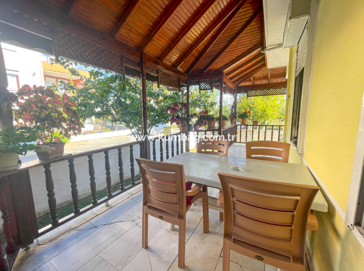 Kumbağ Triplex For Sale With Garden Settlement Close To The Sea 4 1 Villa