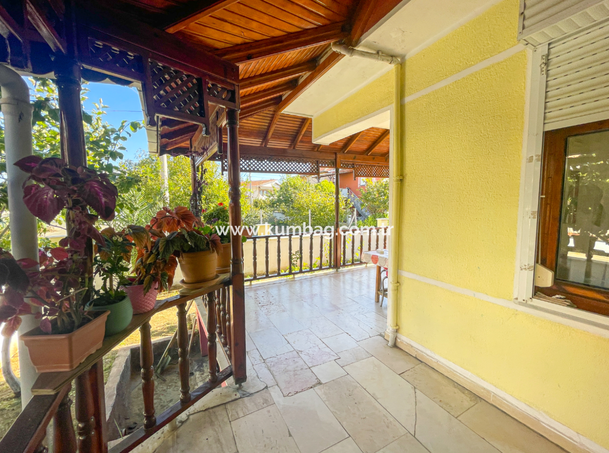 Kumbağ Triplex For Sale With Garden Settlement Close To The Sea 4 1 Villa