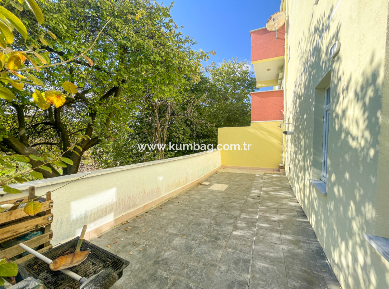 Kumbağ Triplex For Sale With Garden Settlement Close To The Sea 4 1 Villa