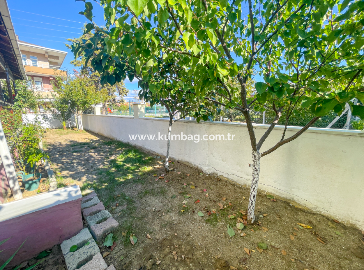 Kumbağ Triplex For Sale With Garden Settlement Close To The Sea 4 1 Villa