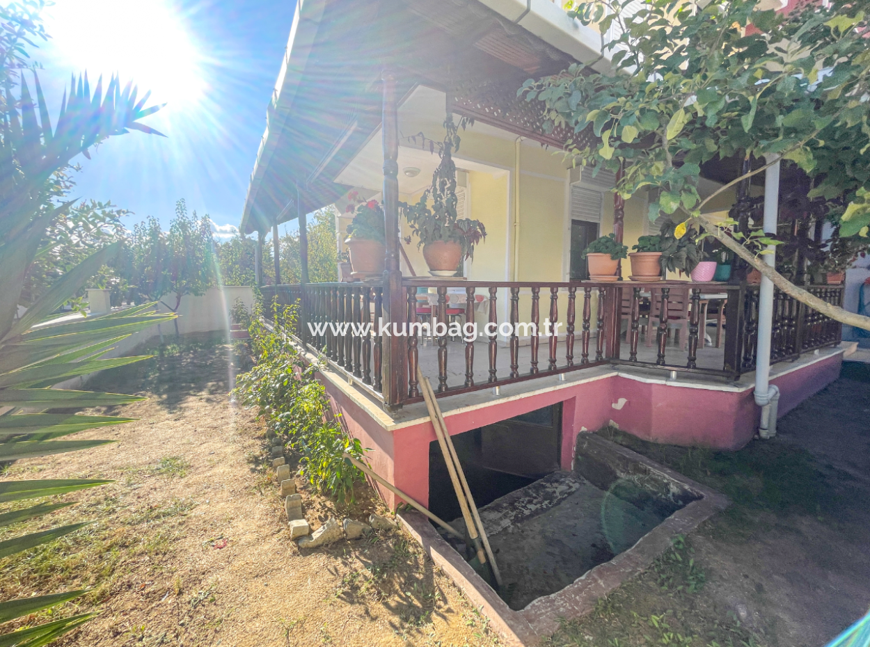 Kumbağ Triplex For Sale With Garden Settlement Close To The Sea 4 1 Villa