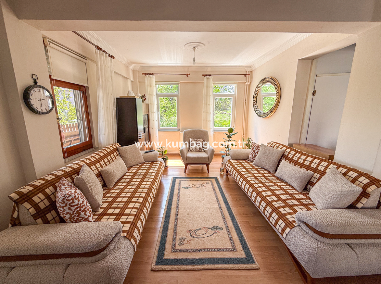 Kumbağ Triplex For Sale With Garden Settlement Close To The Sea 4 1 Villa