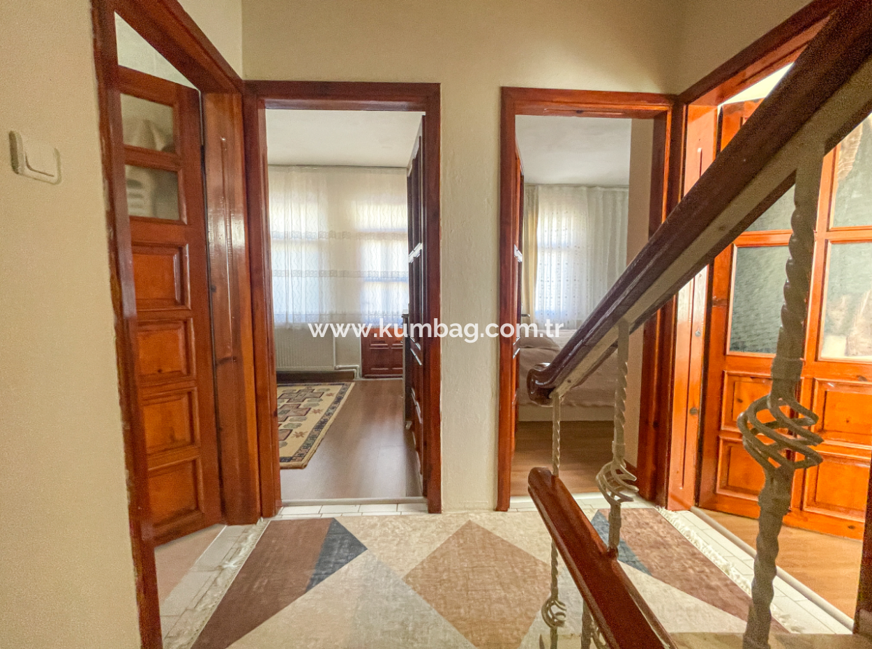 Kumbağ Triplex For Sale With Garden Settlement Close To The Sea 4 1 Villa
