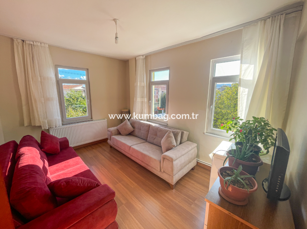 Kumbağ Triplex For Sale With Garden Settlement Close To The Sea 4 1 Villa