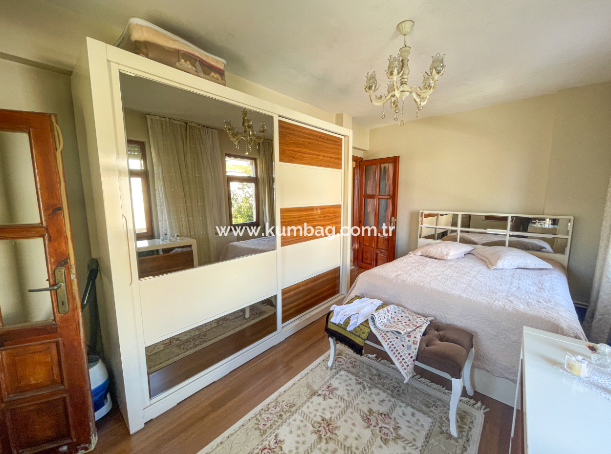 Kumbağ Triplex For Sale With Garden Settlement Close To The Sea 4 1 Villa