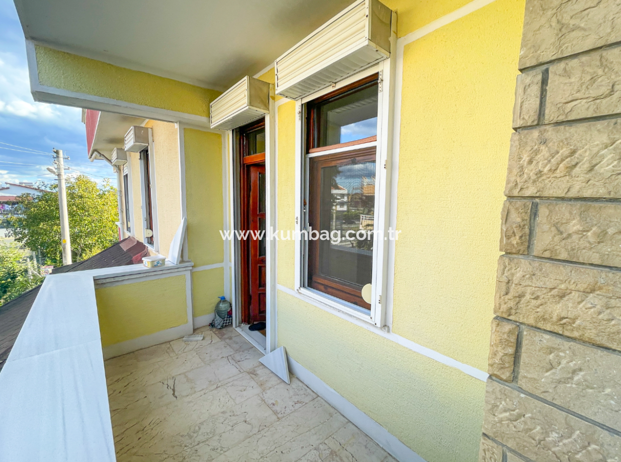 Kumbağ Triplex For Sale With Garden Settlement Close To The Sea 4 1 Villa