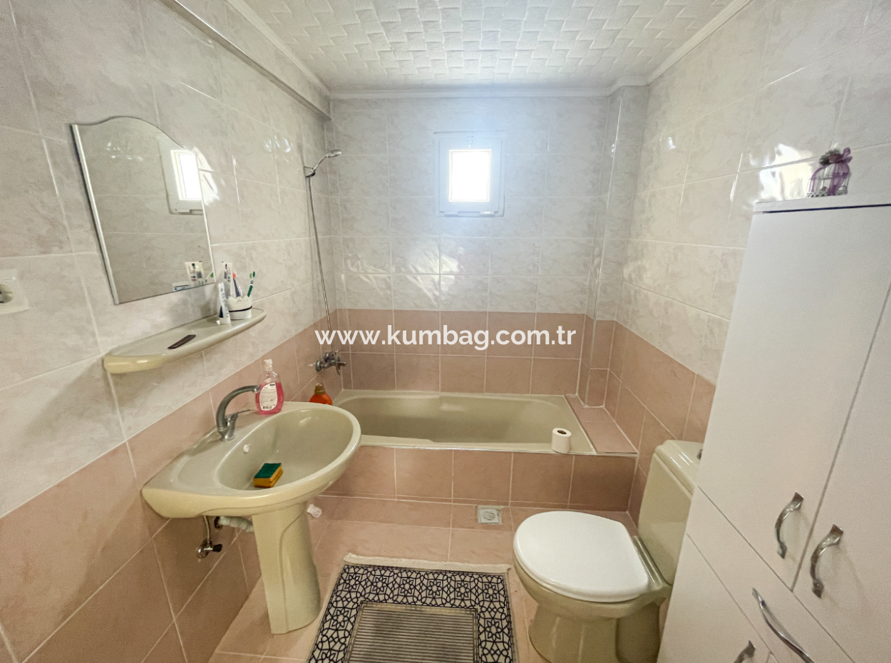Kumbağ Triplex For Sale With Garden Settlement Close To The Sea 4 1 Villa