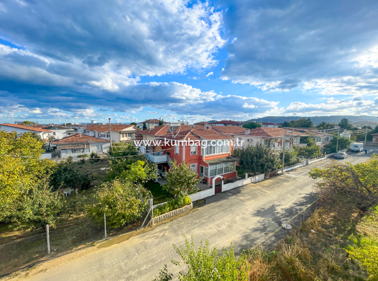 Kumbağ Triplex For Sale With Garden Settlement Close To The Sea 4 1 Villa