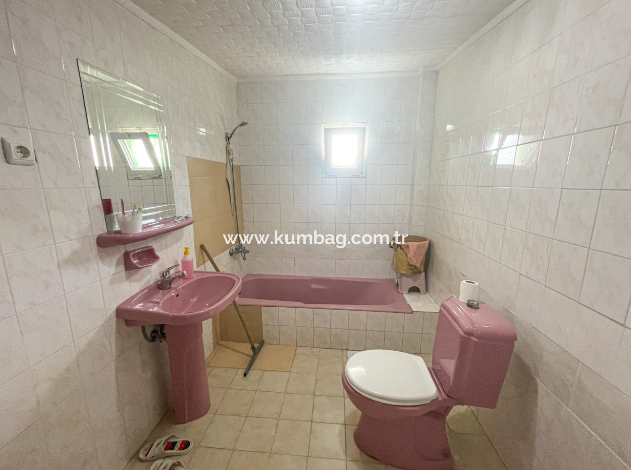 Kumbağ Triplex For Sale With Garden Settlement Close To The Sea 4 1 Villa