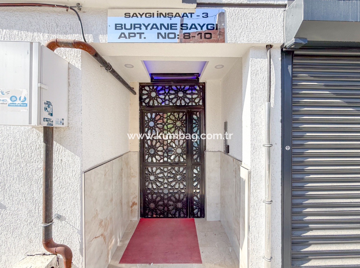 1 1 Flat For Rent In A New Building With Elevator In Kumbağ Liman Area