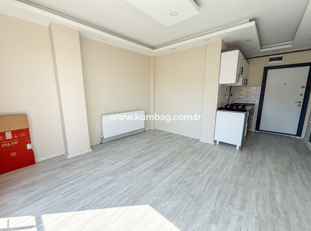 1 1 Flat For Rent In A New Building With Elevator In Kumbağ Liman Area