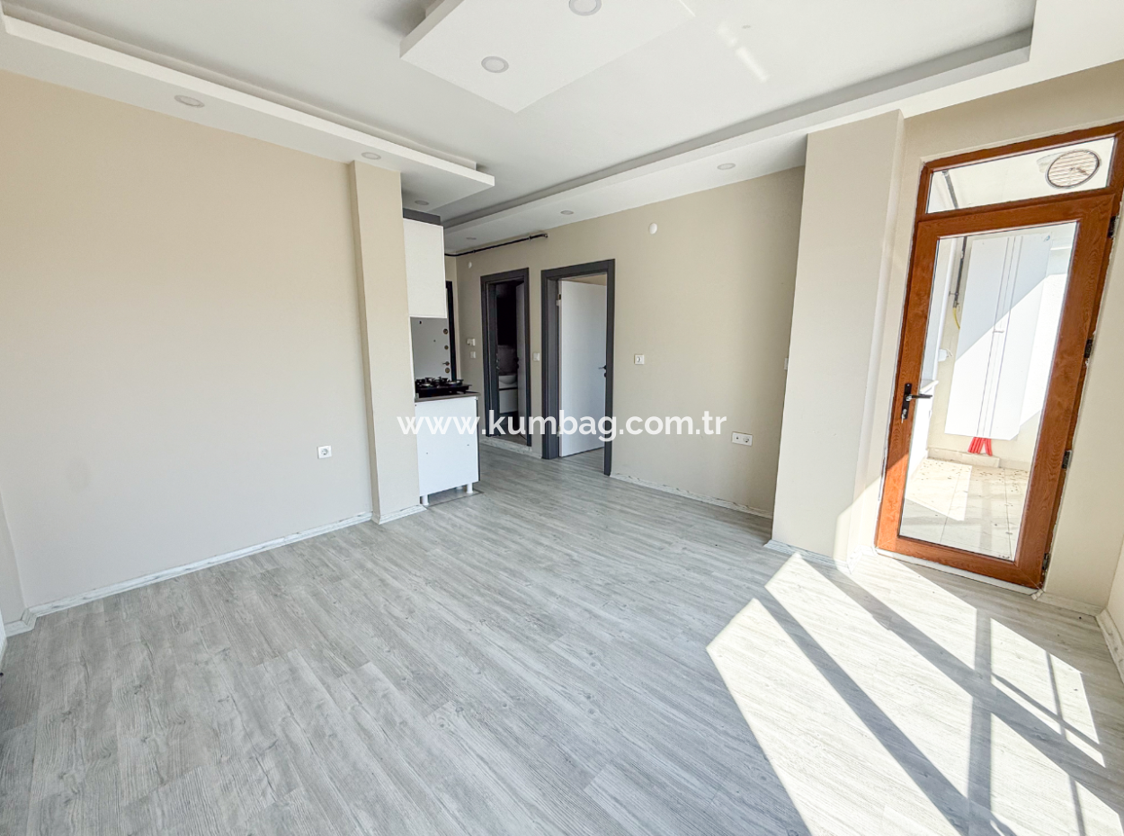 1 1 Flat For Rent In A New Building With Elevator In Kumbağ Liman Area