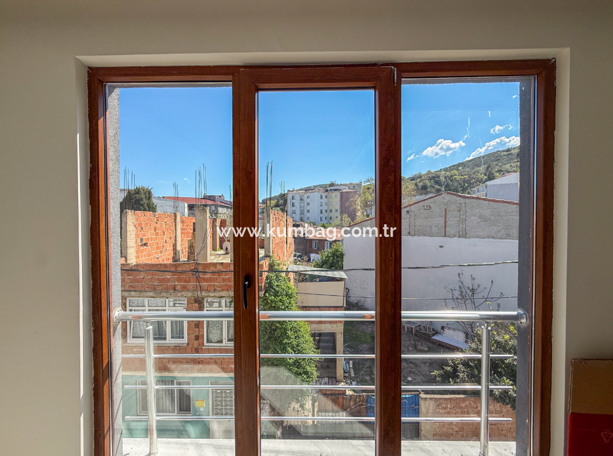 1 1 Flat For Rent In A New Building With Elevator In Kumbağ Liman Area