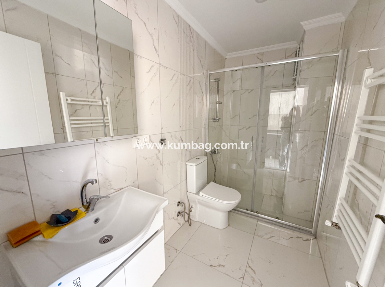 1 1 Flat For Rent In A New Building With Elevator In Kumbağ Liman Area