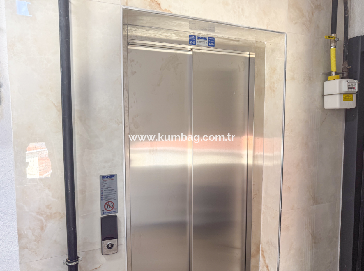 1 1 Flat For Rent In A New Building With Elevator In Kumbağ Liman Area