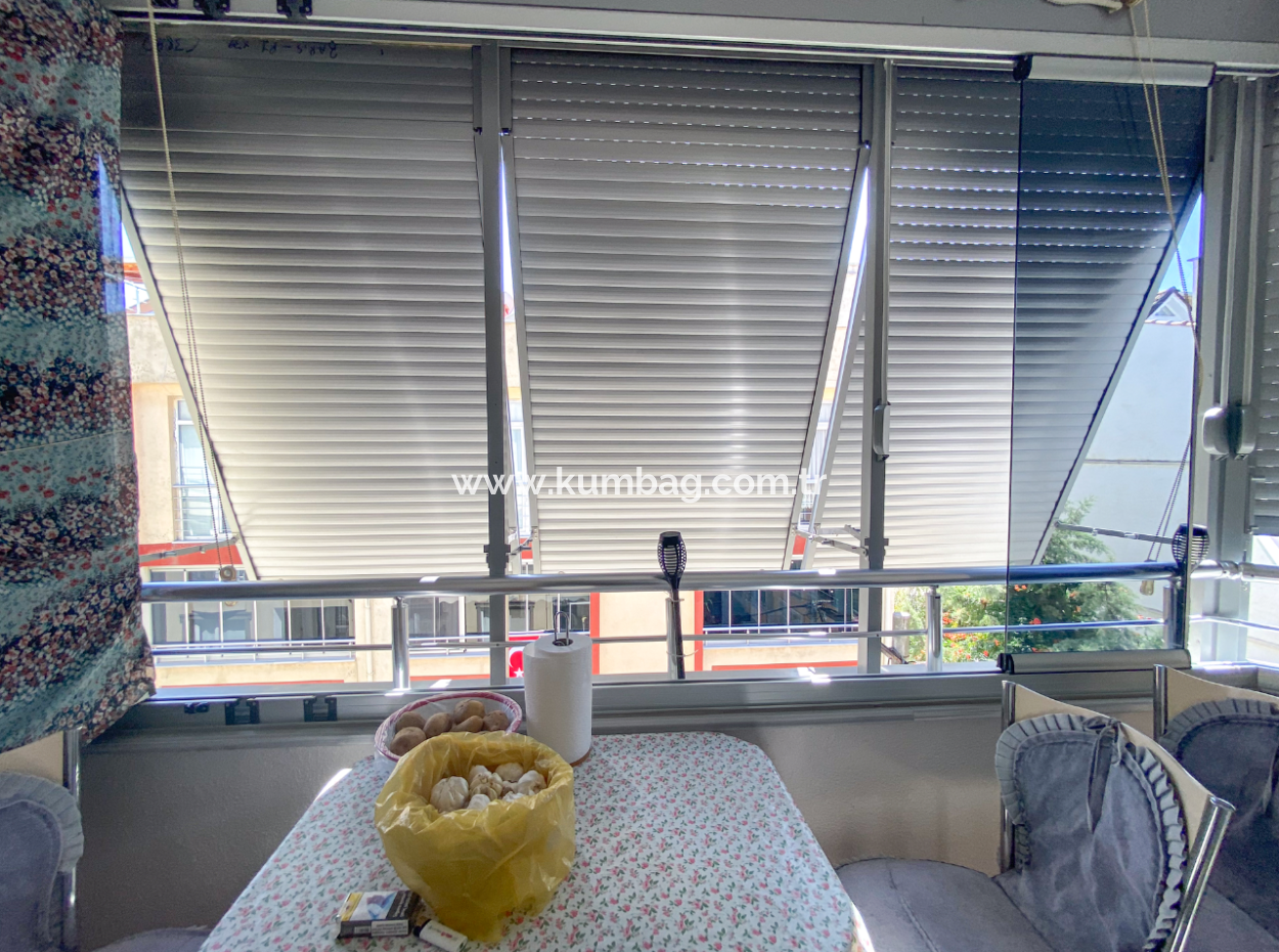 Fully Furnished Apartment For Rent 2 1 Flat With Elevator In Central Location Of Kumbağ