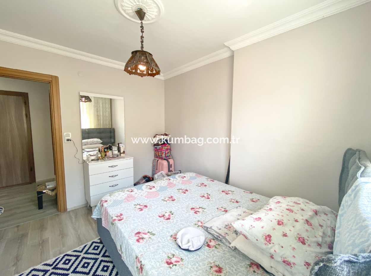 Fully Furnished Apartment For Rent 2 1 Flat With Elevator In Central Location Of Kumbağ