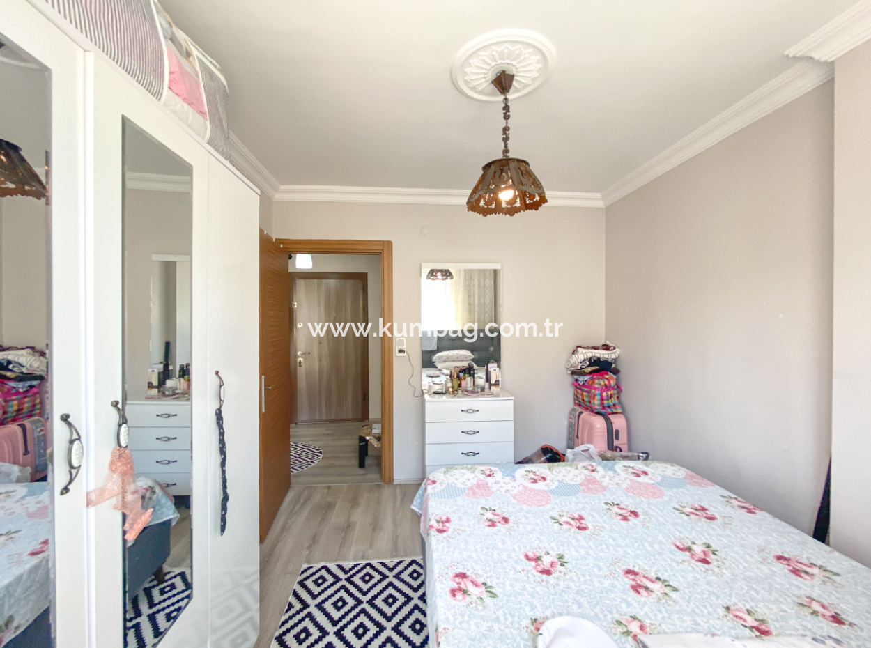 Fully Furnished Apartment For Rent 2 1 Flat With Elevator In Central Location Of Kumbağ
