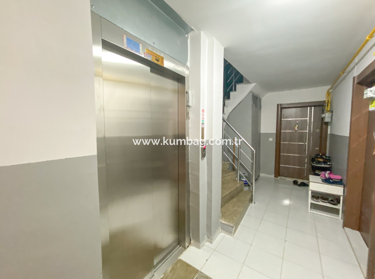 Fully Furnished Apartment For Rent 2 1 Flat With Elevator In Central Location Of Kumbağ