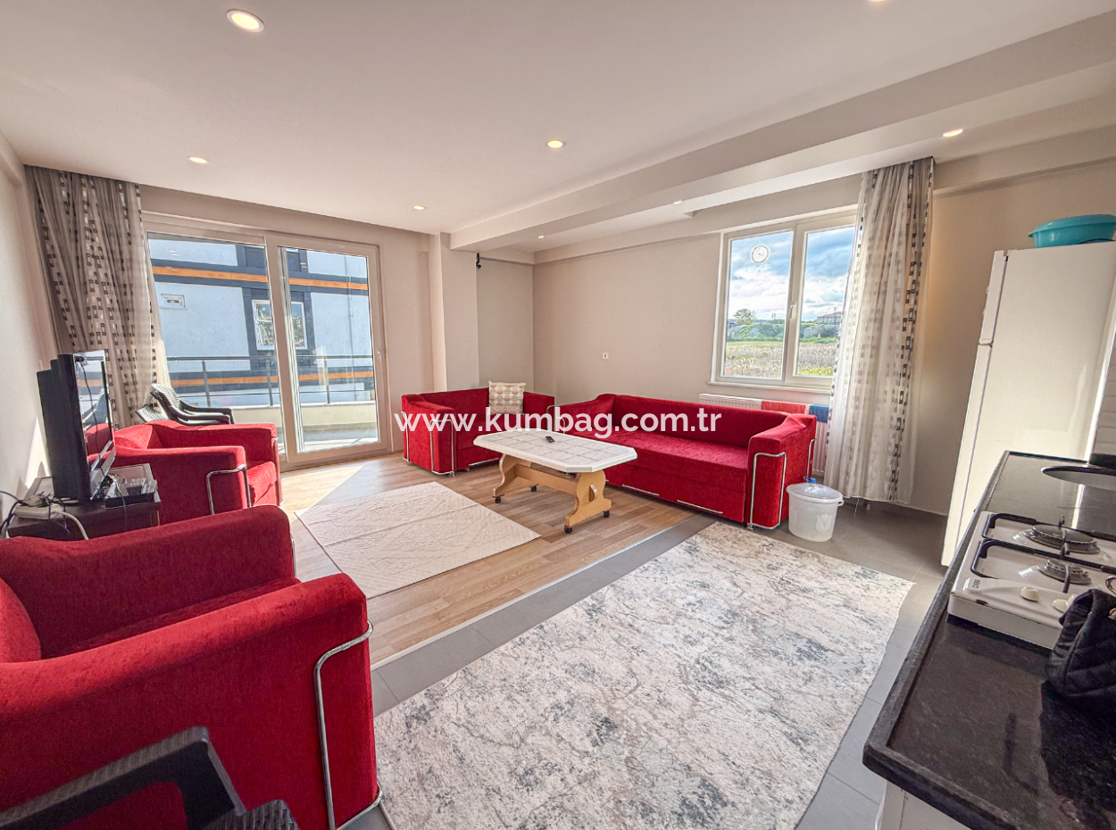 Furnished Luxury 2 1 Flat For Rent In Kumbağ Pool Site