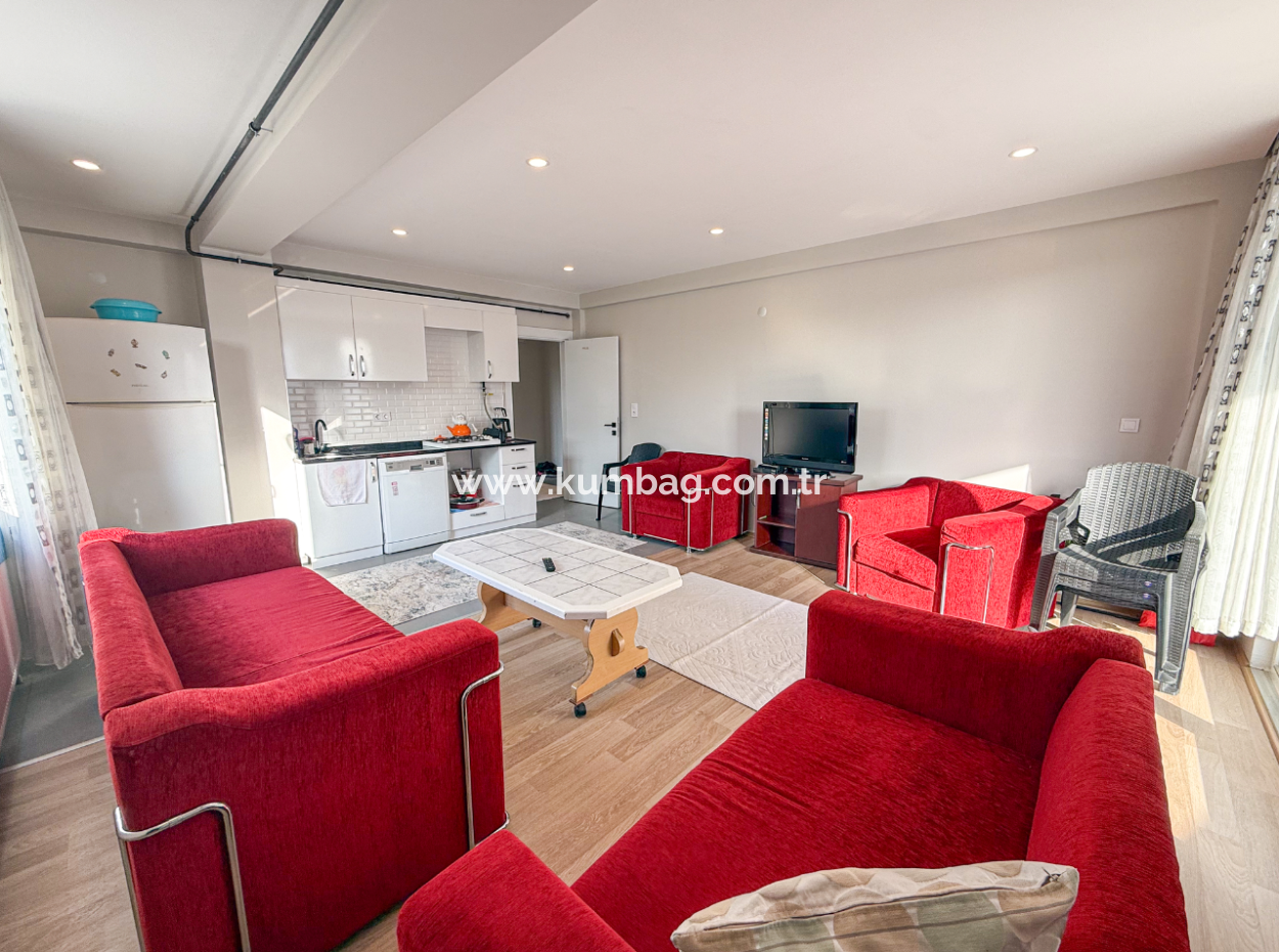 Furnished Luxury 2 1 Flat For Rent In Kumbağ Pool Site