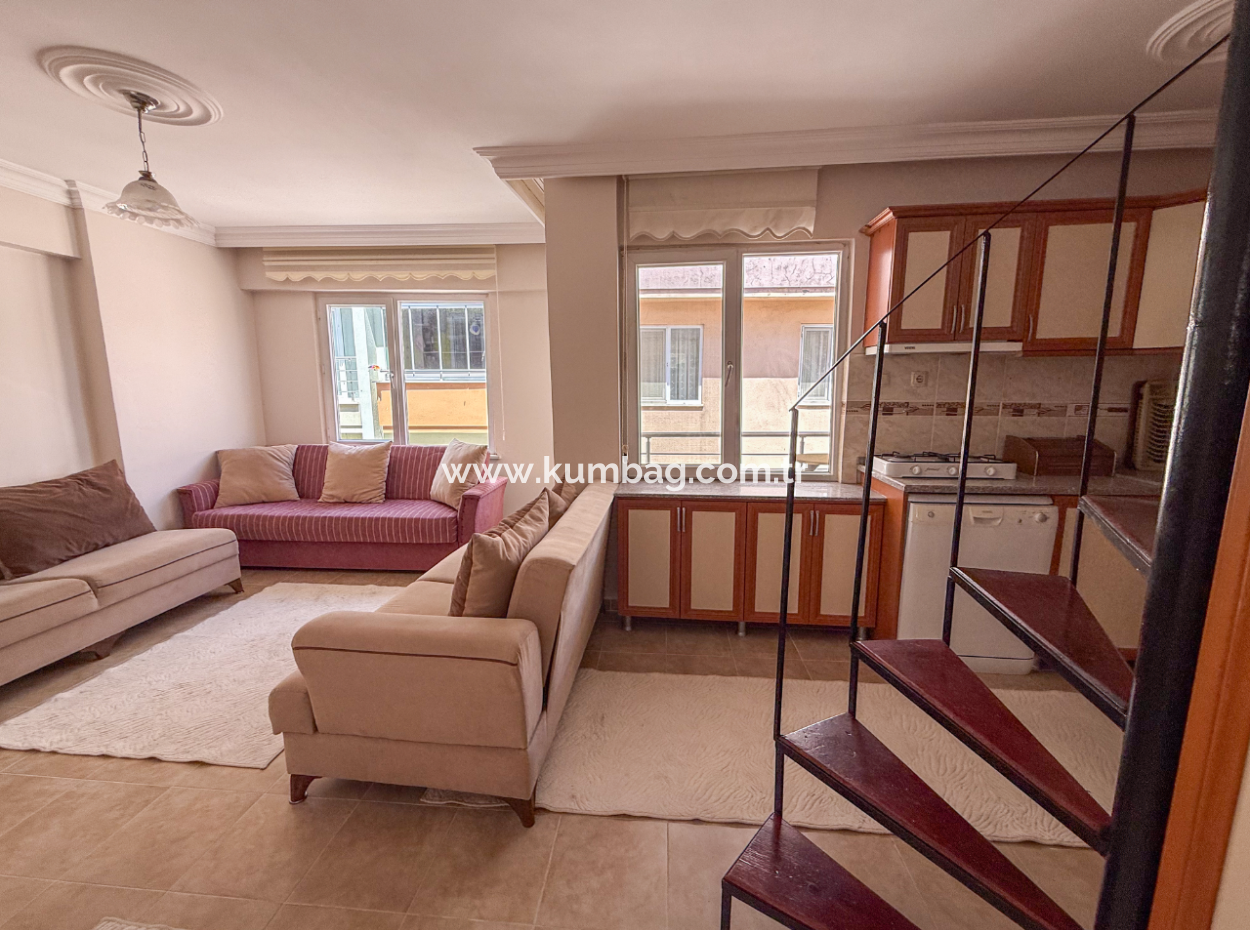 2 1 Flats For Sale With Sea View Duplex Terrace In Central Location Of Kumbağ