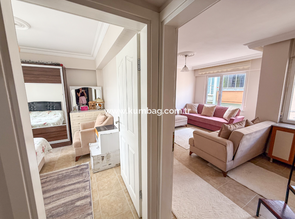 2 1 Flats For Sale With Sea View Duplex Terrace In Central Location Of Kumbağ