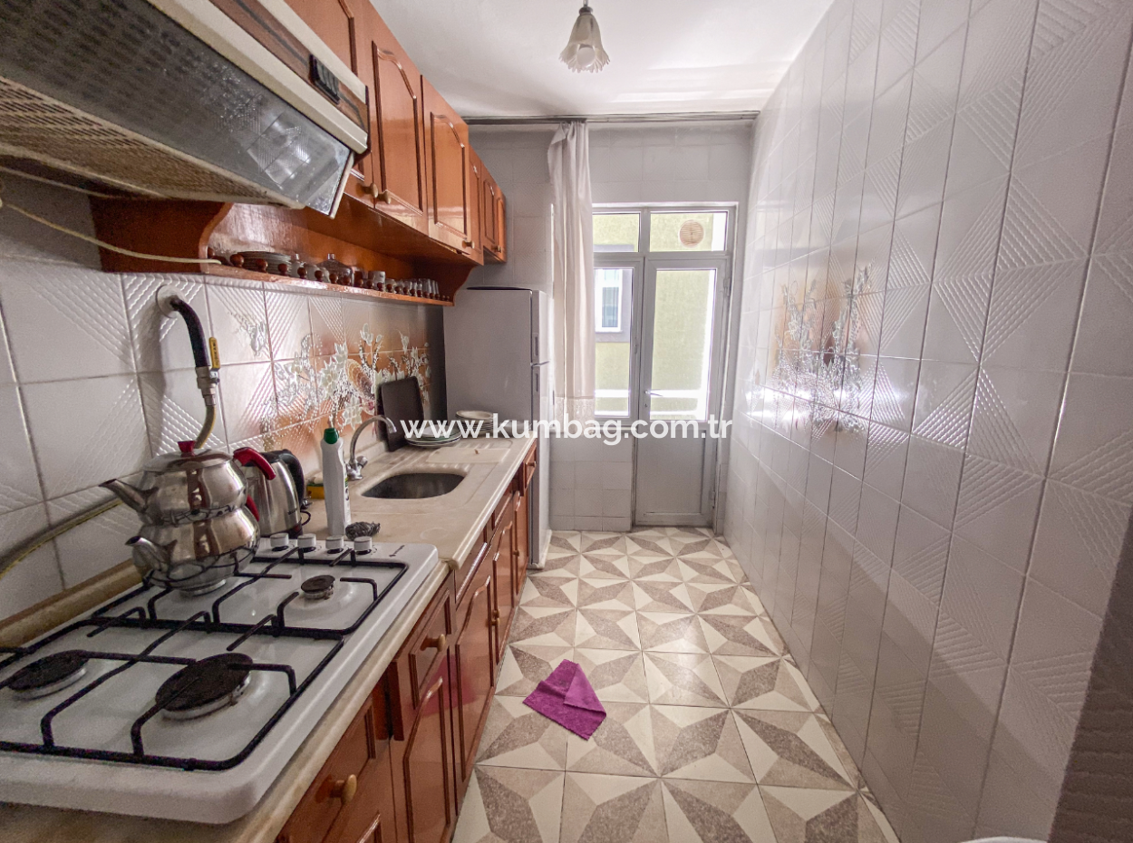 Furnished 2 1 Flats For Rent In The Center Of Kumbağ Close To The Sea