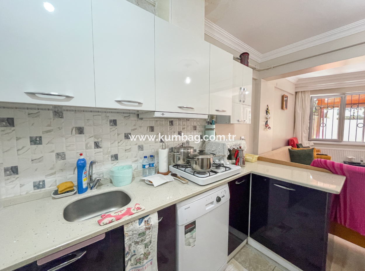 1 1 Flat For Sale In Central Location In Kumbağ With Iskanli Bahce