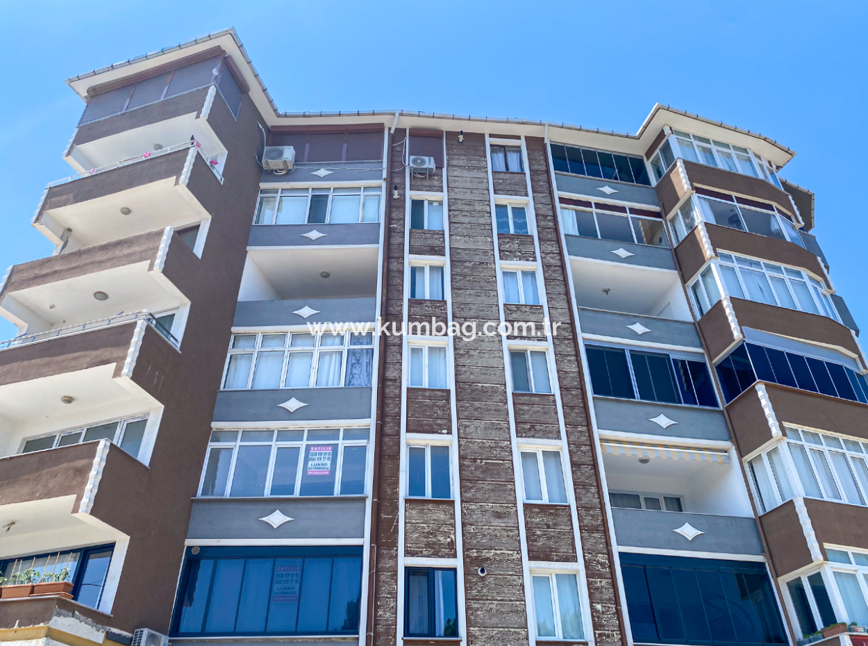 2 1 Flat For Rent Furnished With Sea View In Central Location Of Kumbağ