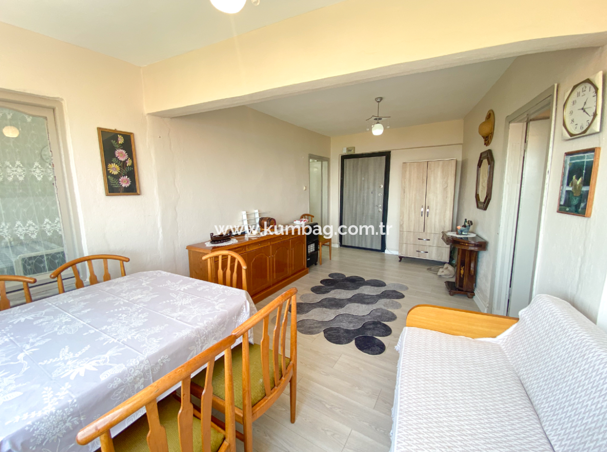 2 1 Flat For Rent Furnished With Sea View In Central Location Of Kumbağ