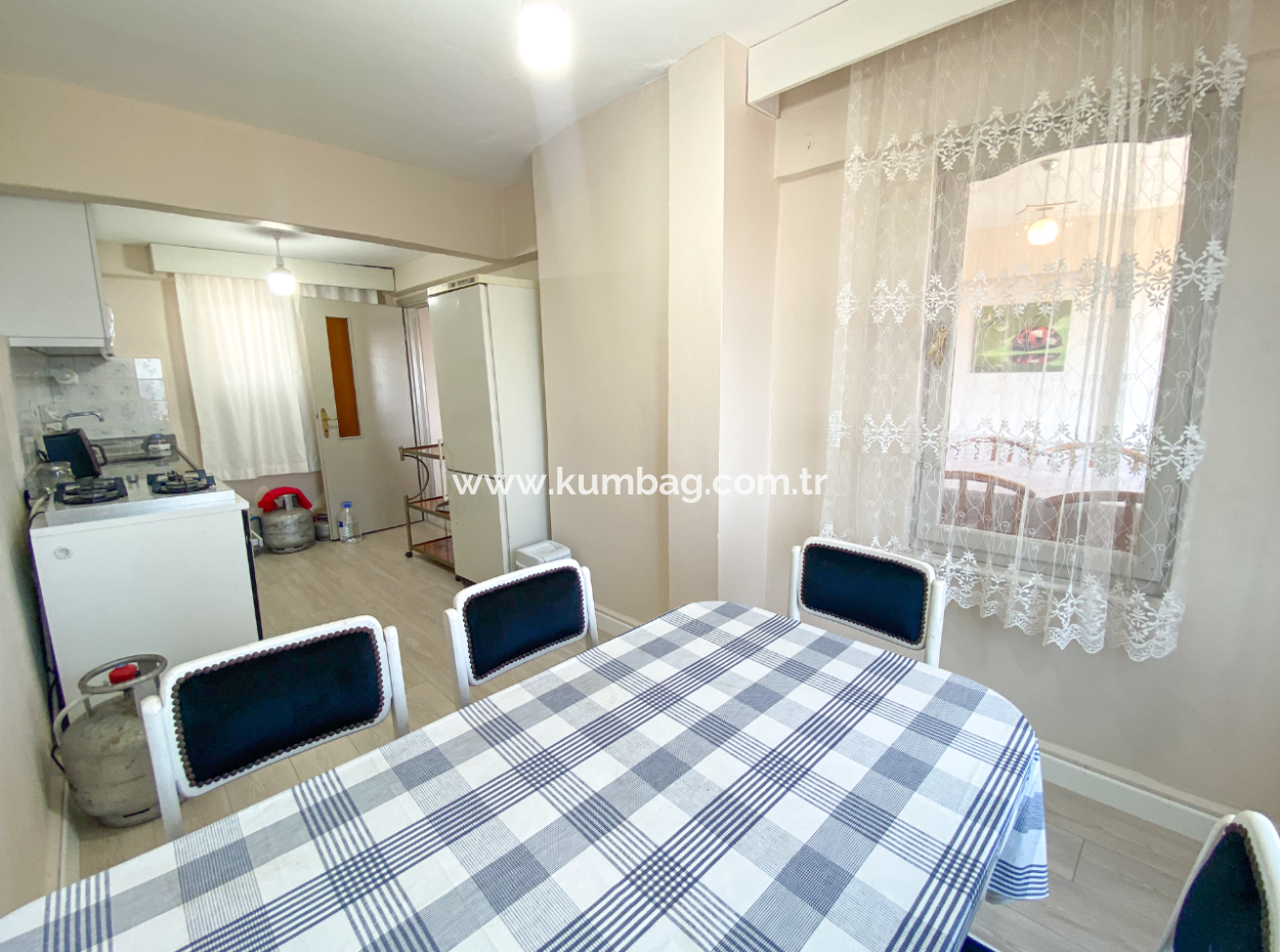 2 1 Flat For Rent Furnished With Sea View In Central Location Of Kumbağ