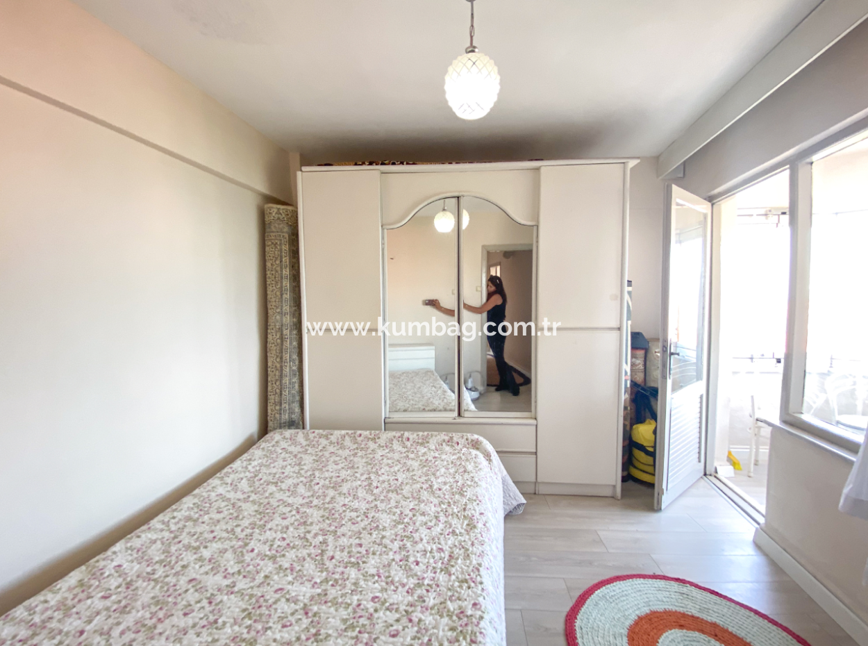 2 1 Flat For Rent Furnished With Sea View In Central Location Of Kumbağ