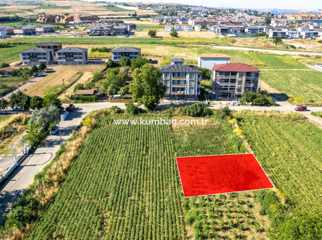 Land For Sale With 308 M2 Residential Zoning In A Rapidly Developing Region In Kumbağ