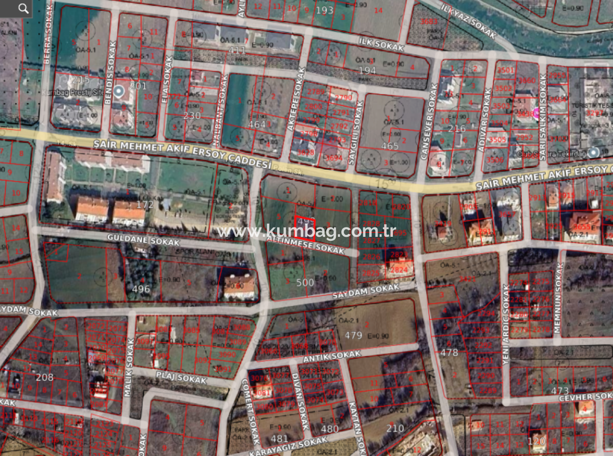 Land For Sale With 308 M2 Residential Zoning In A Rapidly Developing Region In Kumbağ