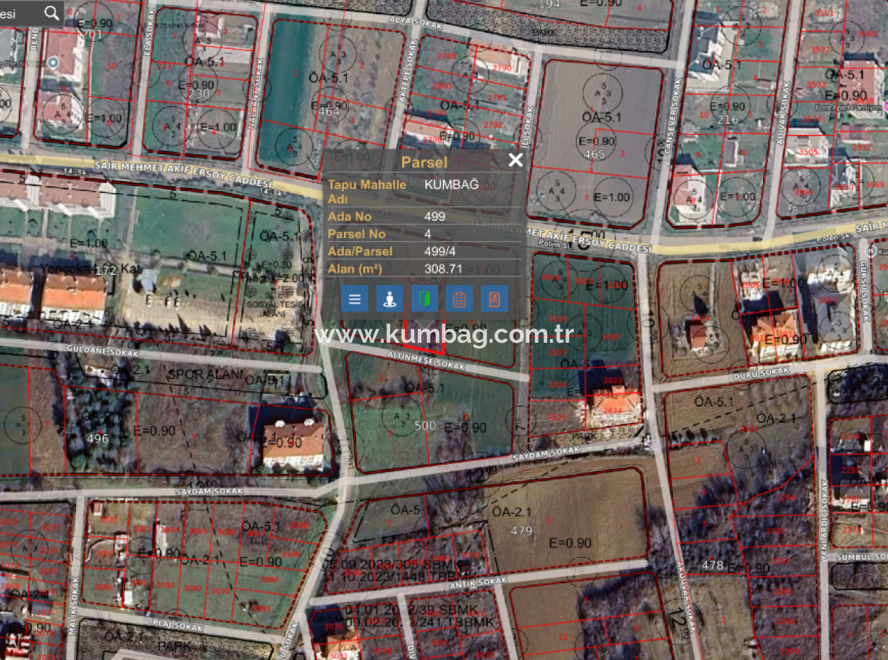 Land For Sale With 308 M2 Residential Zoning In A Rapidly Developing Region In Kumbağ