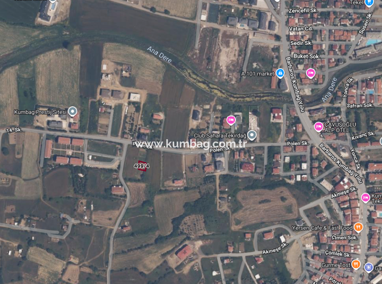 Land For Sale With 308 M2 Residential Zoning In A Rapidly Developing Region In Kumbağ