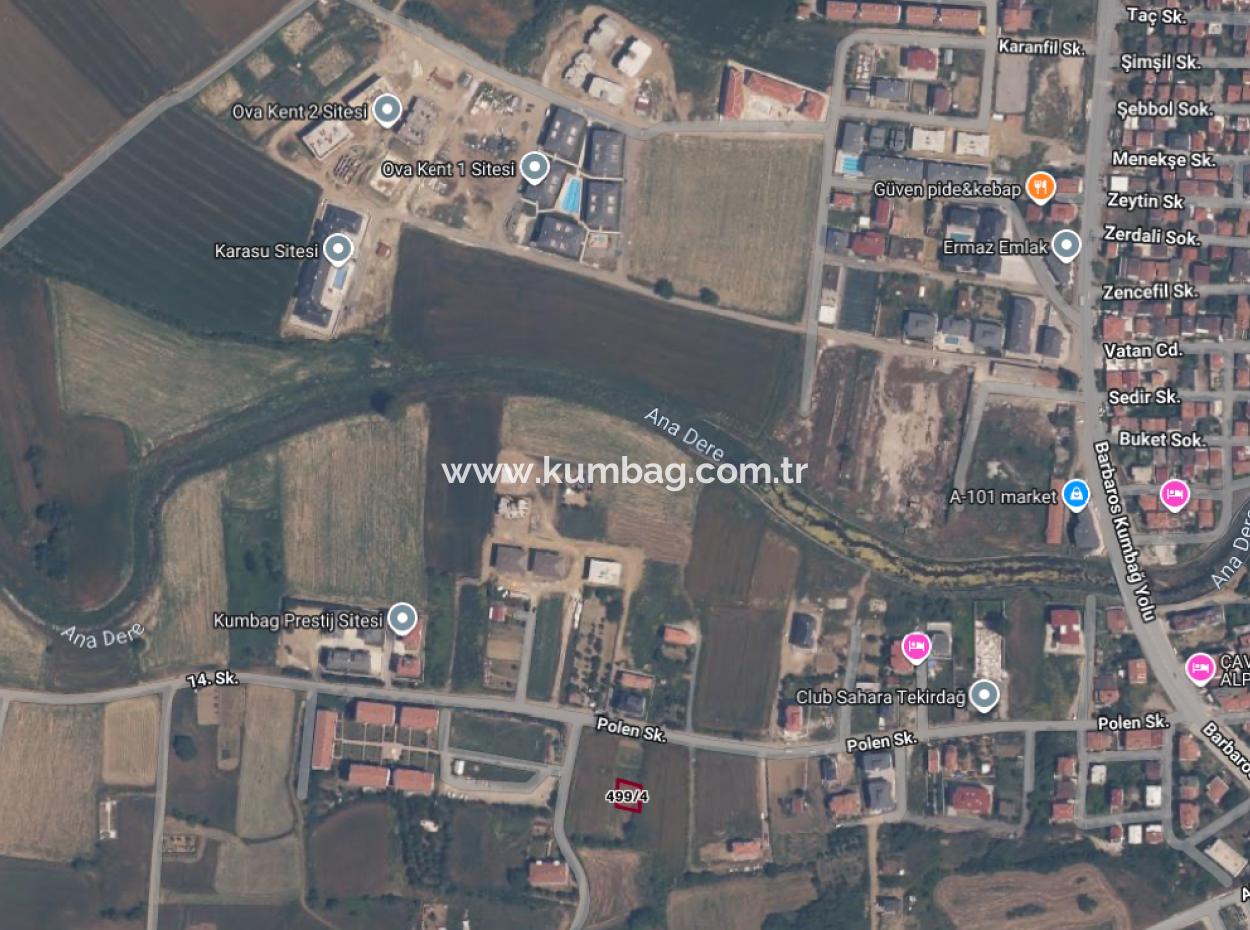 Land For Sale With 308 M2 Residential Zoning In A Rapidly Developing Region In Kumbağ