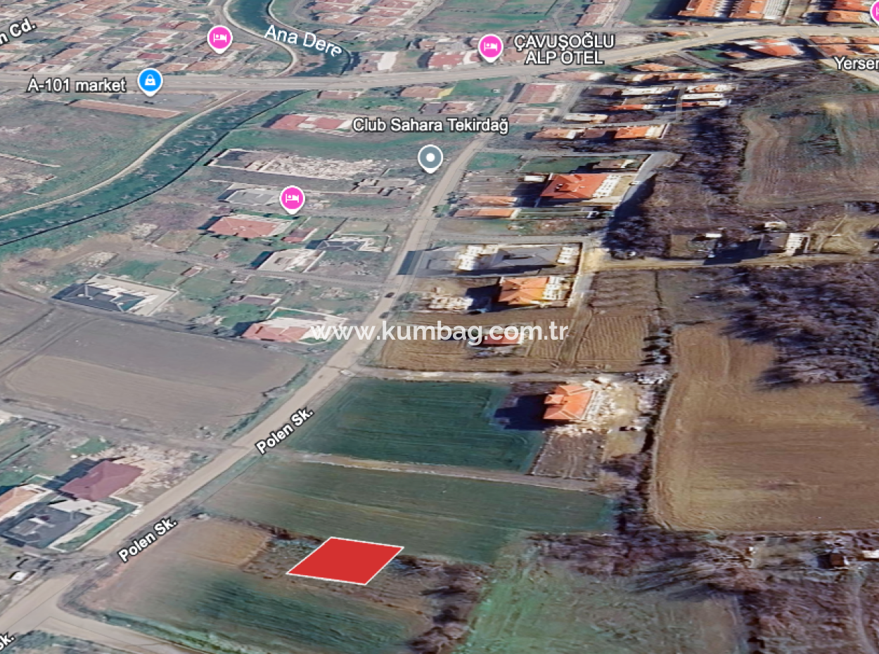Land For Sale With 308 M2 Residential Zoning In A Rapidly Developing Region In Kumbağ
