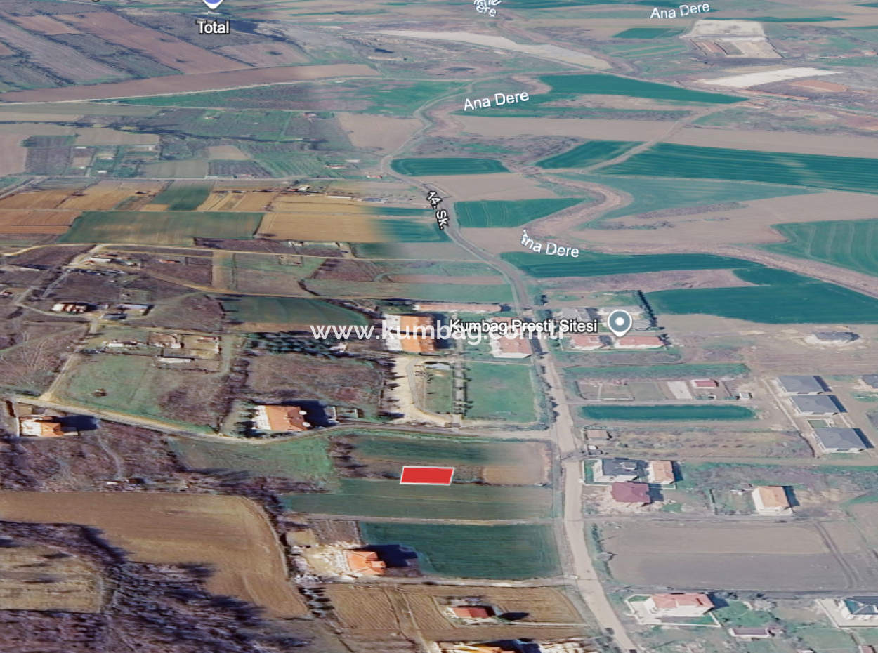 Land For Sale With 308 M2 Residential Zoning In A Rapidly Developing Region In Kumbağ