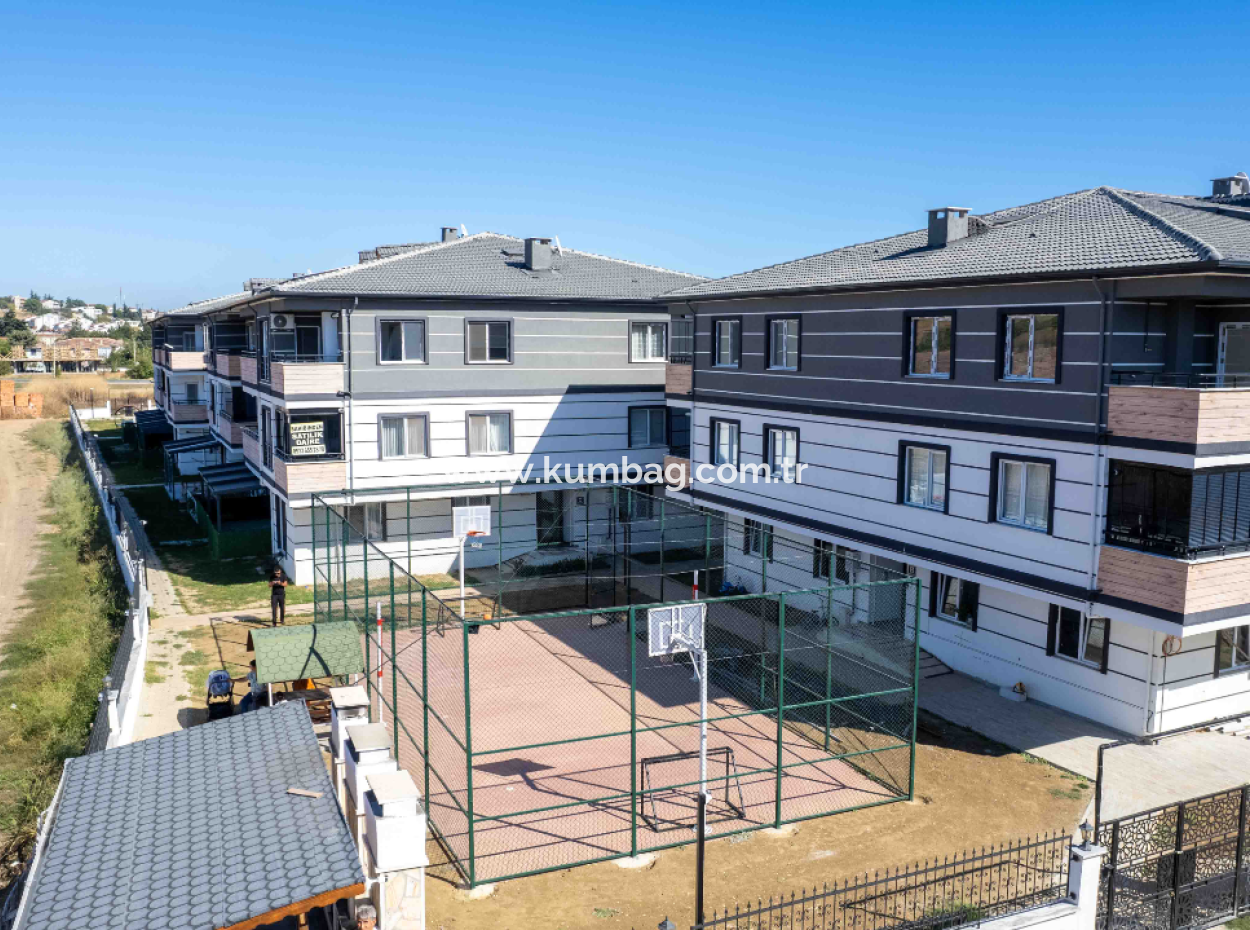 Furnished Luxury 1 1 Garden Floor Flat For Rent In Kumbağ Pool Site