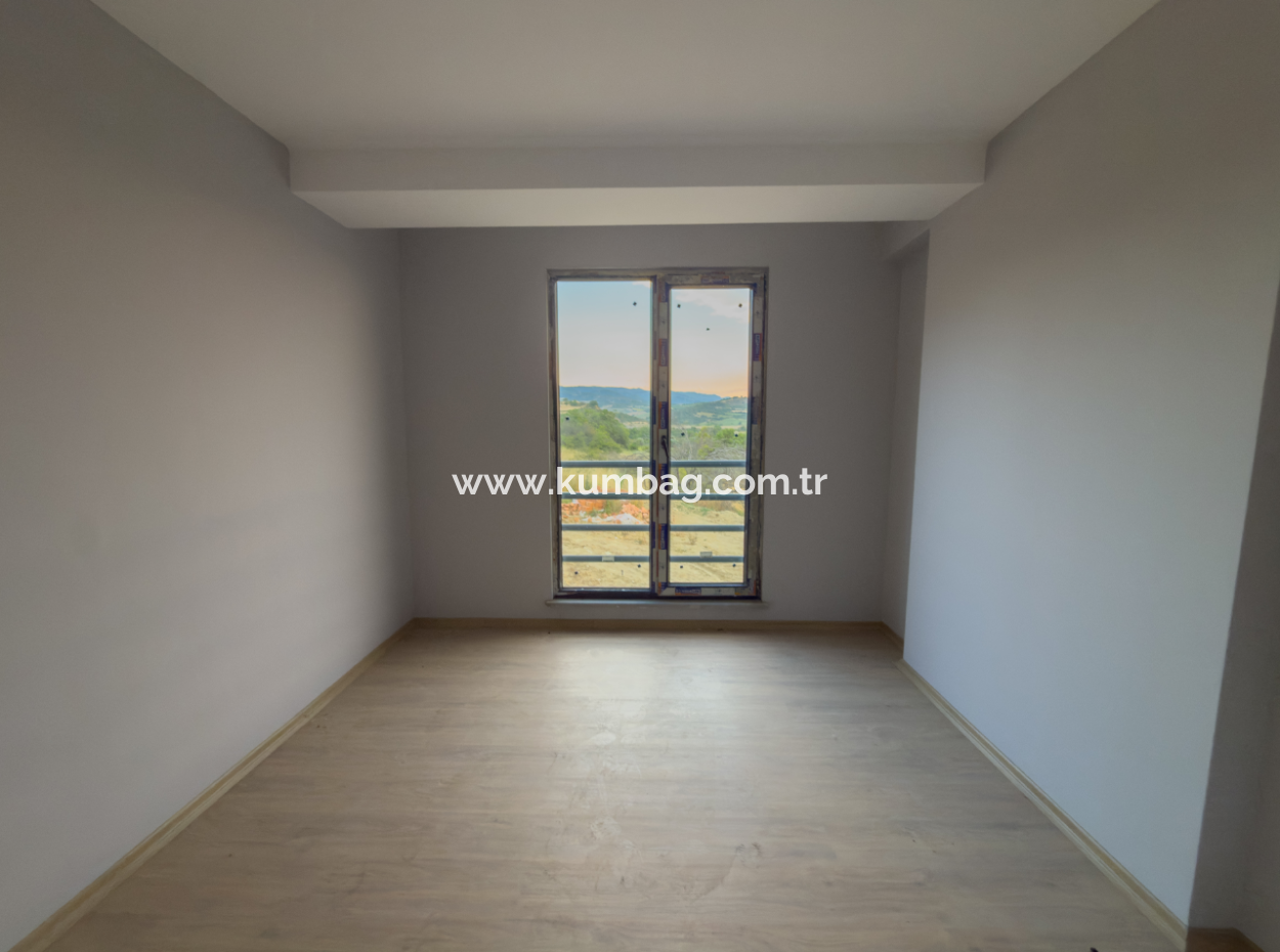 2 1 Flat For Sale With Sea And Nature View In A Site With Kumbağ Pool