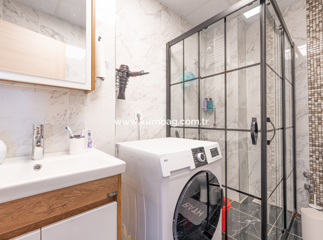 1 1 Flat For Sale In A New Building With Settlement In Kumbağ, Close To The Street
