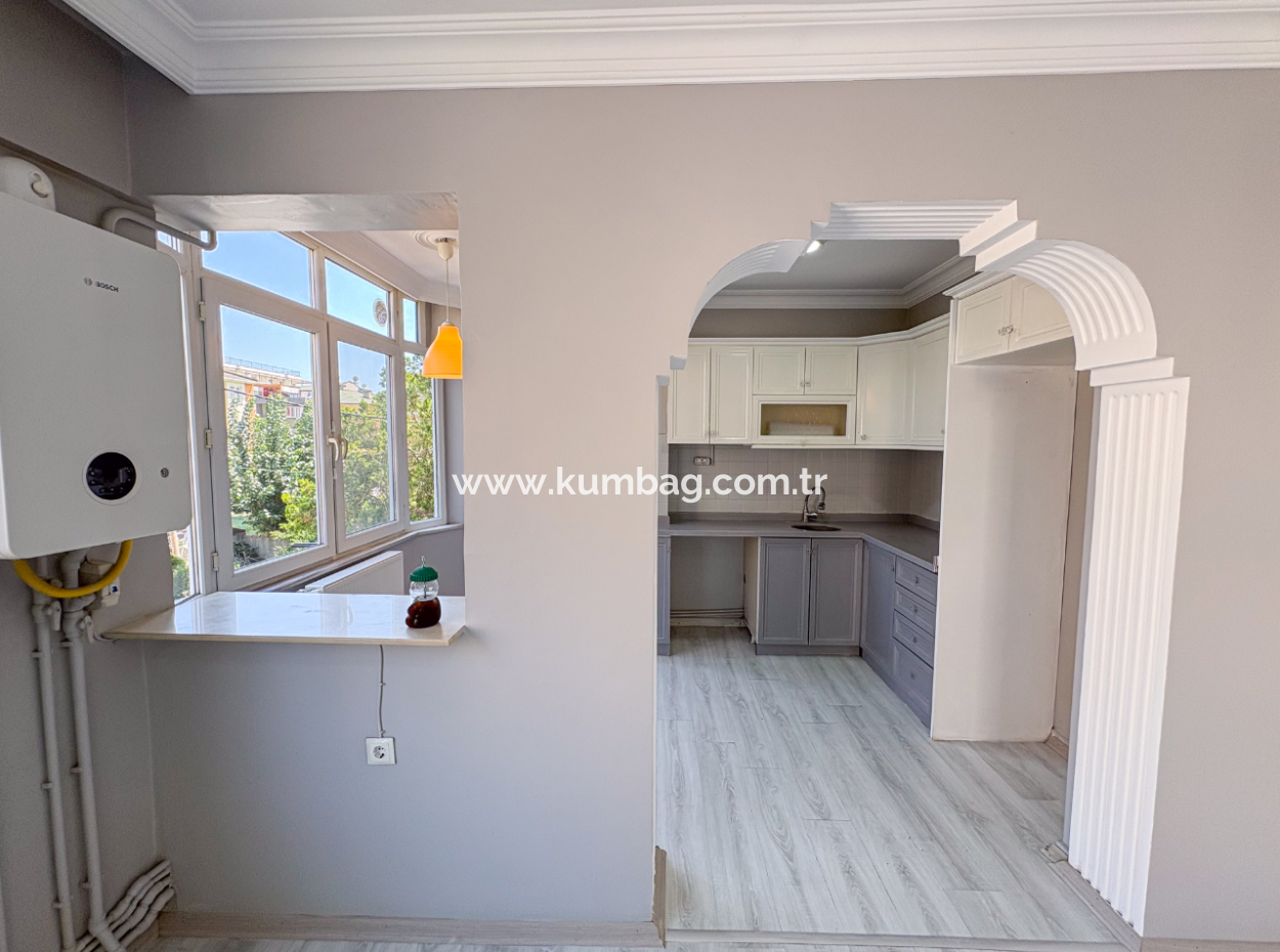 2 1 Flat For Rent In A Centrally Located Site With Pool In Kumbağ