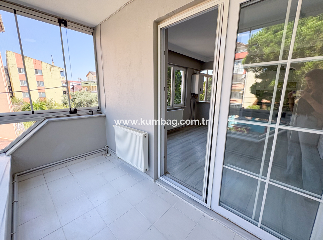 2 1 Flat For Rent In A Centrally Located Site With Pool In Kumbağ