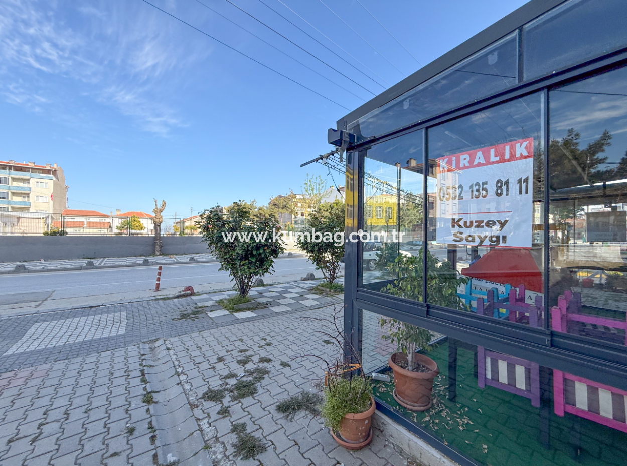 Shop For Rent Opposite The School On The Busy Street In Kumbağ