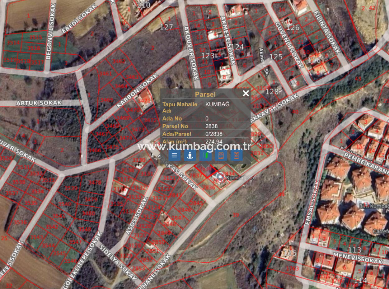 Ready-To-Build Land With Sea View 275M2 Residential Zoning In Kumbağ