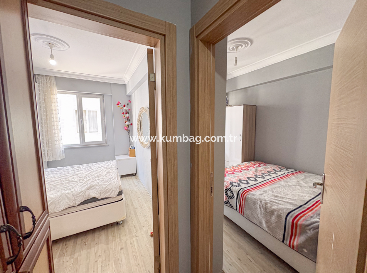 4 1 Duplex Spacious Flat With Terrace For Sale Near The Sea In Kumbağ