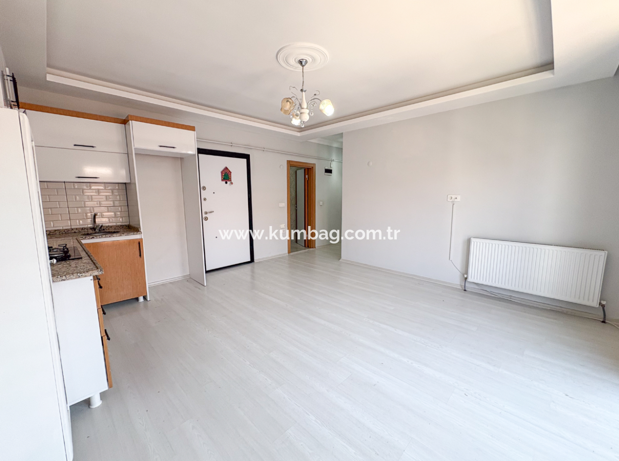 Spacious 2 1 Flat For Sale In New Building Close To Kumbağ Market Street