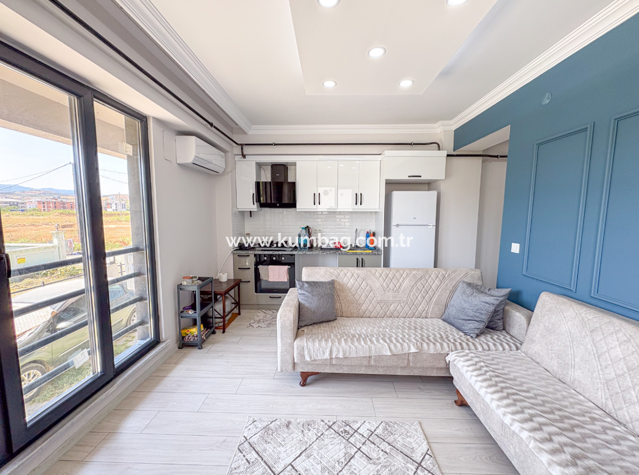Furnished Luxury 2 1 Flat For Rent Opposite The Park In Kumbağ